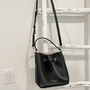 Kate Spade Black Bucket Bag / NWOT